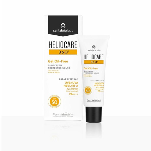 Heliocare 360 Gel Oil-Free Sunscreen Protector Solar Dry Touch SPF 50/PA++++