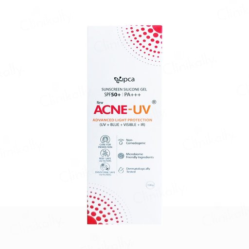 IPCA Acne-UV Advanced Light Protection Silicone Sunscreen Gel SPF 50+ PA+++