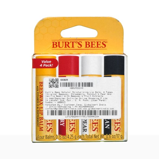 Best of Burt's Lip Balm 4-Pack