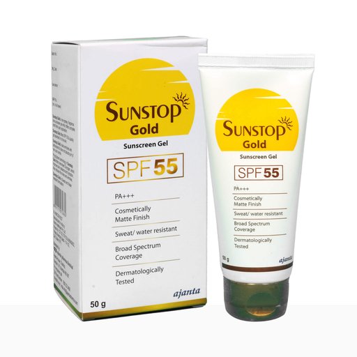 Sunstop Gold Sunscreen Gel SPF 55 PA+++