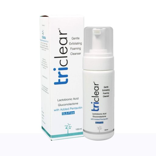 Triclear Gentle Exfoliating Foaming Cleanser