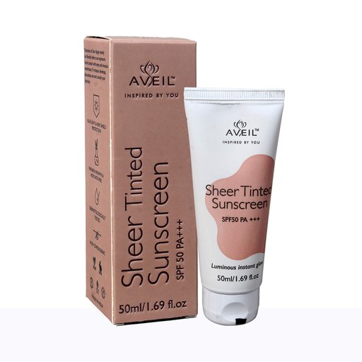 Aveil Sheer Tinted Sunscreen SPF 50 PA+++