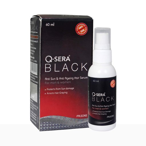 Q-Sera Black Serum Anti Sun & Anti Ageing Hair Serum