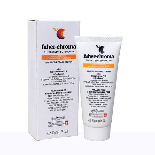 Faher-Chroma Tinted SPF 50+ Sunscreen PA++++
