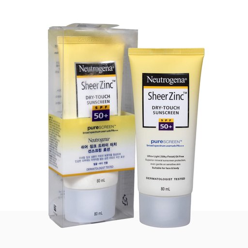 Neutrogena Sheer Zinc Dry Touch Sunscreen SPF 50+ PA+++