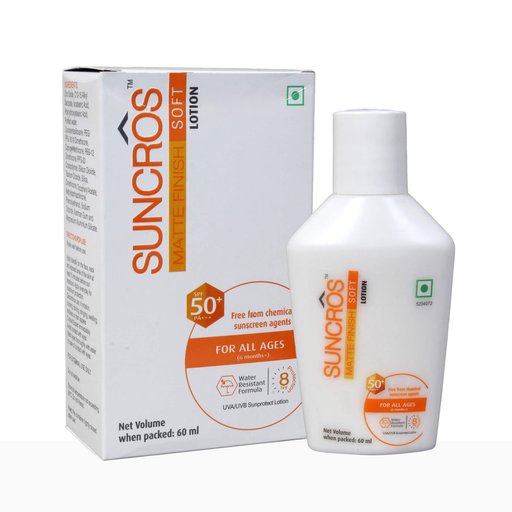 Suncros Matte Finish Soft Lotion SPF 50+ PA+++