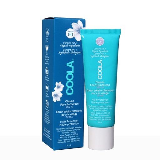 Coola Classic Face Sunscreen SPF 50 White Tea