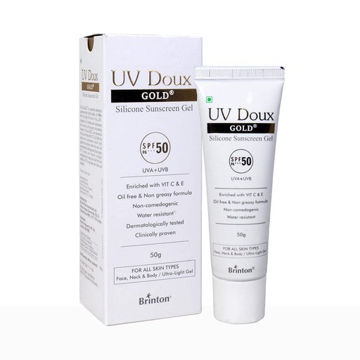 UV Doux Gold Silicone Sunscreen Gel SPF 50 PA+++