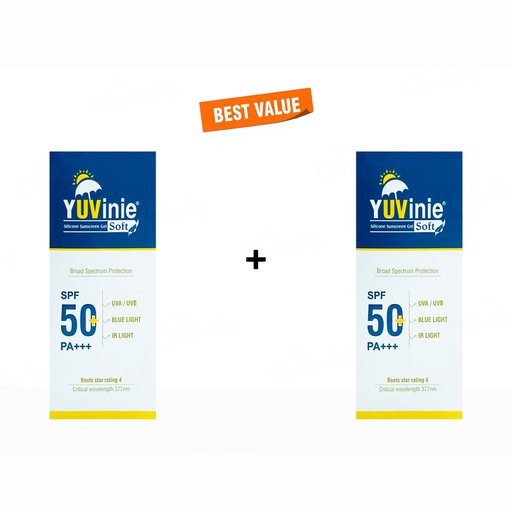 Yuvinie Soft Silicone Sunscreen Gel SPF 50+