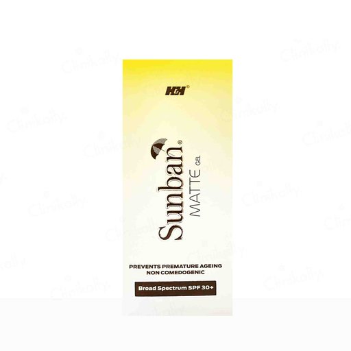 Sunban Matte Gel SPF 30+ Sunscreen