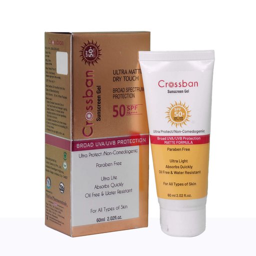Crossban Ultra Matte Dry Touch Sunscreen Gel SPF 50+ PA++++