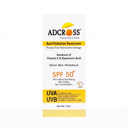 Adonis Adcross Anti Pollution Sunscreen Lotion SPF 50+ PA+++