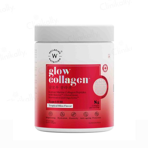 Wellbeing Nutrition Glow Korean Marine Collagen Powder - Tropical Bliss Flavour