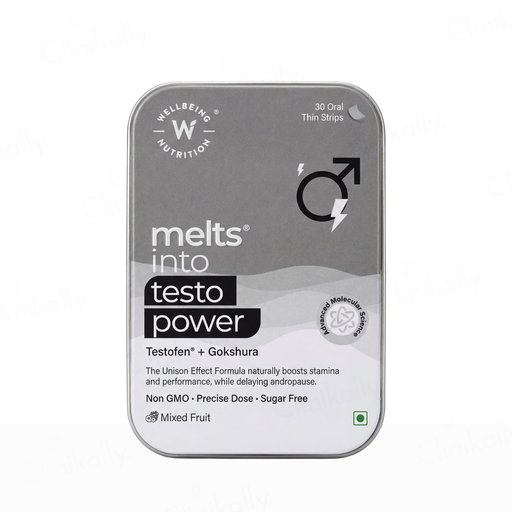 Wellbeing Nutrition Melts Into Testo Power Oral Strip