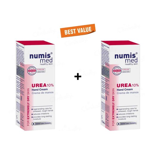Numis Med Urea 10% Hand Cream For Extremely Dry Skin