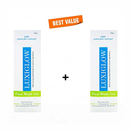 Luxiglow Triple Action Face Wash Gel