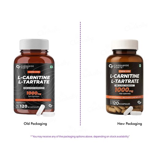 Buy Carbamide Forte L-Carnitine Tartrate 1000mg Capsule Online at Best Price