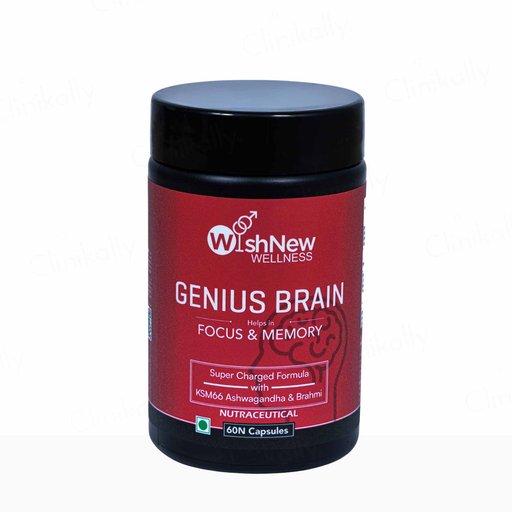 WishNew Wellness Genius Brain Focus & Memory Capsule