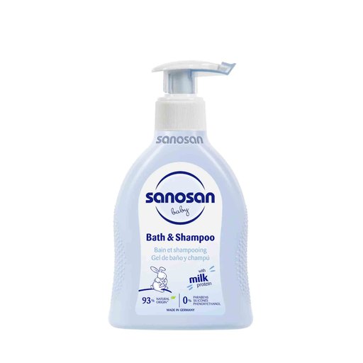 Sanosan Baby Milk Protein Bath & Shampoo
