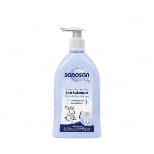 Sanosan Baby Milk Protein Bath & Shampoo