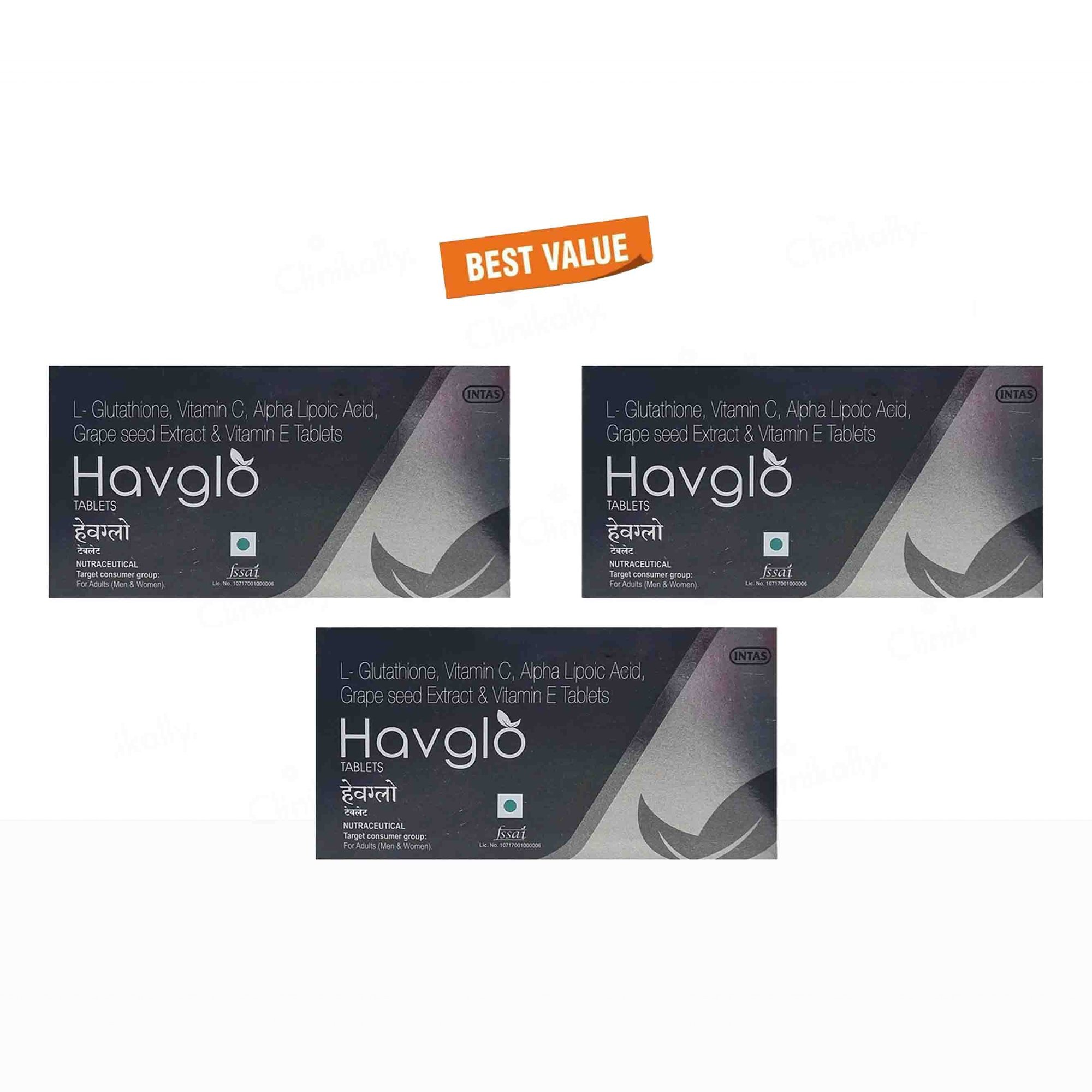 havglo glutathione Buy Tablet Online at Best Price size:50 lbs