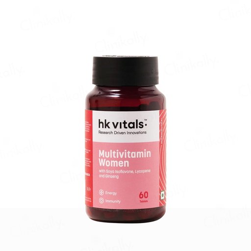 HK Vitals Multivitamin With Soya-Isoflavones, Lycopene & Ginseng Extract Tablet For Women