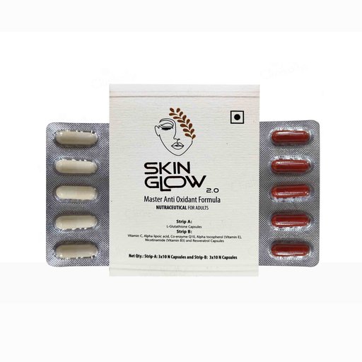 Skin Glow 2.0 Master Anti Oxidant Formula Nutraceutical Capsule For Adults