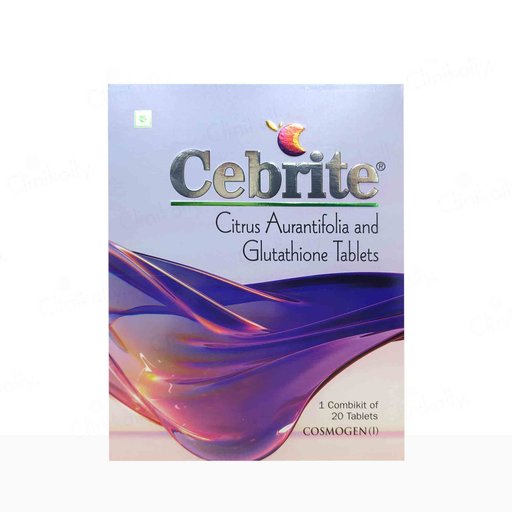Cebrite Citrus Aurantifolia & Glutathione Tablet