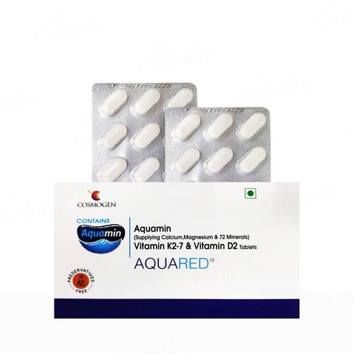Aquared Aquamin, Vitamin K2-7 & Vitamin D2 Tablet