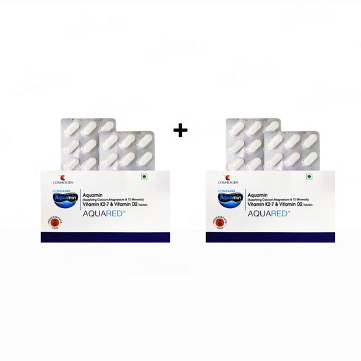 Aquared Aquamin, Vitamin K2-7 & Vitamin D2 Tablet