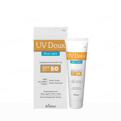 UV Doux Blue Light Anhydrous Sunscreen Gel SPF 50 PA+++