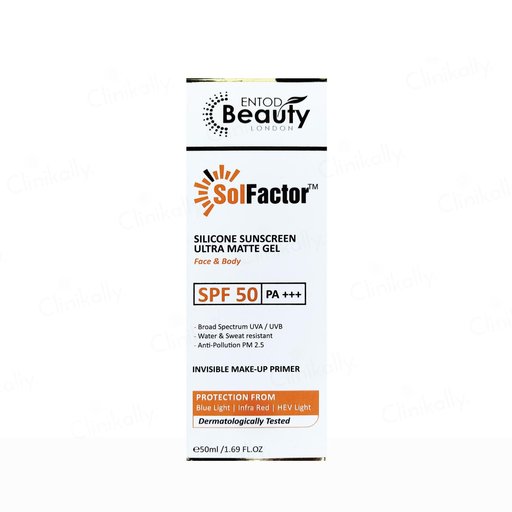SolFactor Silicon Ultra Matte Sunscreen Gel SPF 50 PA+++