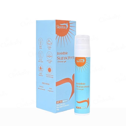 Skyntox Invisible +Primer Sunscreen Gel SPF 50 PA++++