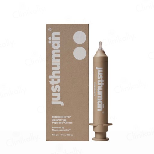 Justhuman Microshots™ AgeDefying Peptide⁶ Cream with Peace Mask