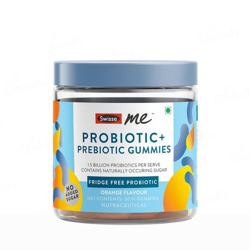 SwisseMe Probiotic + Prebiotic Gummies - Orange Flavour