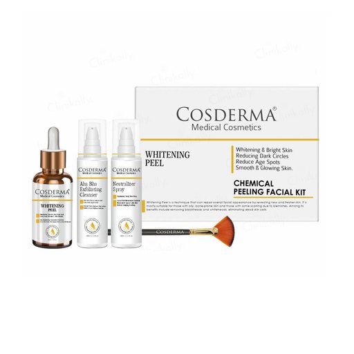 Cosderma Whitening Gel Peel Chemical Peeling Facial Kit
