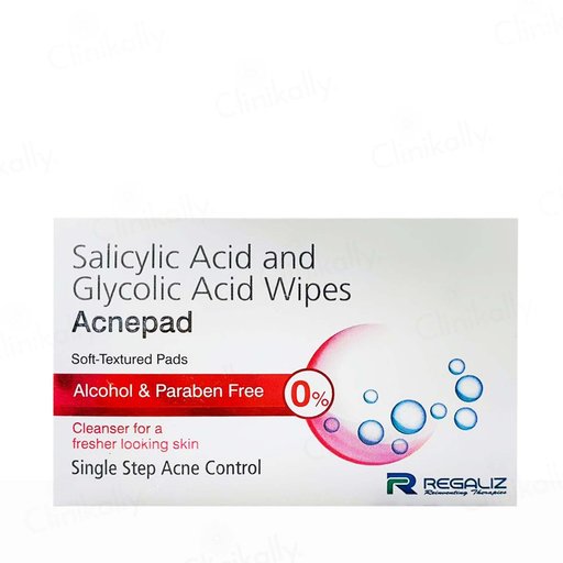Acnepad Salicylic Acid & Glycolic Acid Wipes