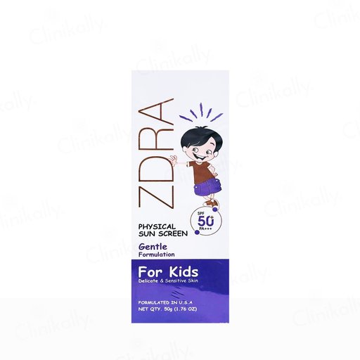 Zdra Physical Sunscreen For Kids SPF 50 PA+++