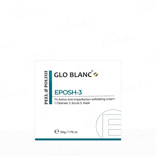 Glo Blanc Eposh-3 Tri Active Exfoliating Cream Cleanser