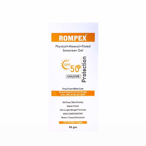 Rompex Tinted Sunscreen Gel SPF 50 PA+++