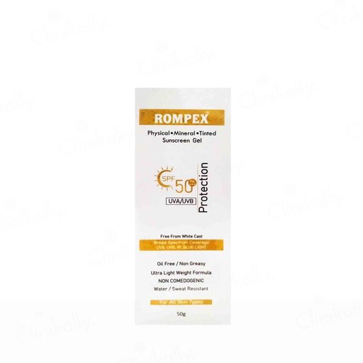 Rompex Tinted Sunscreen Gel SPF 50 PA+++