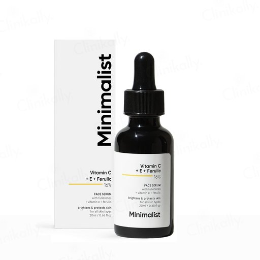 Minimalist 16% Vitamin C Face Serum with Vitamin E & Ferulic Acid