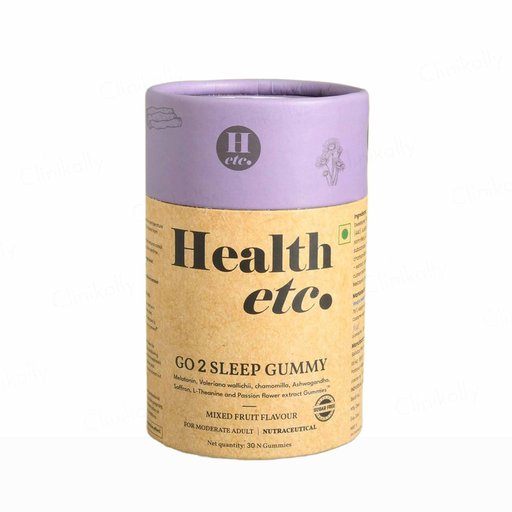 Health Etc Go to Sleep Gummy - Mixed Fruit Flavour
