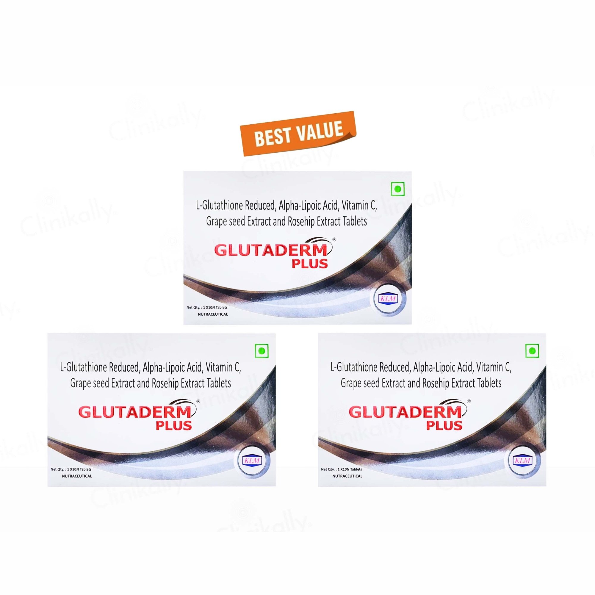 Buy Glutaderm Plus Tablet Online at Best Price
