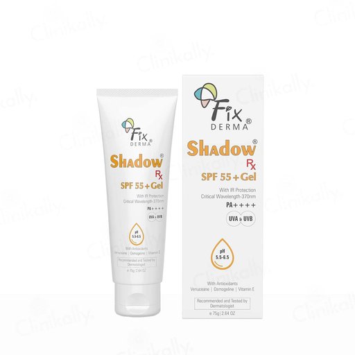 Fixderma Shadow Rx Sunscreen Gel SPF 55+ PA++++