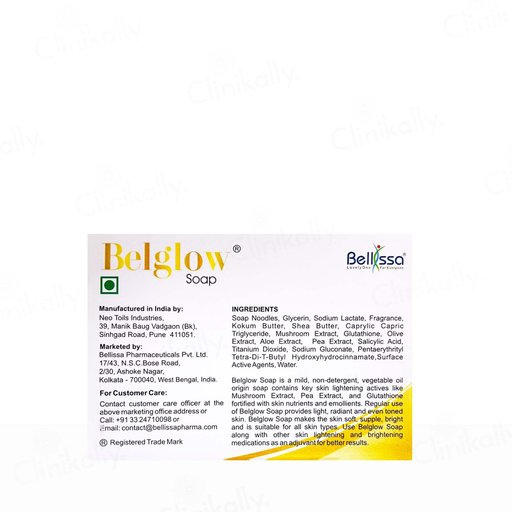 glutathione kumkumadi skin whitening soap product info and reviews Buy Belglow Online at Best Price Lyster