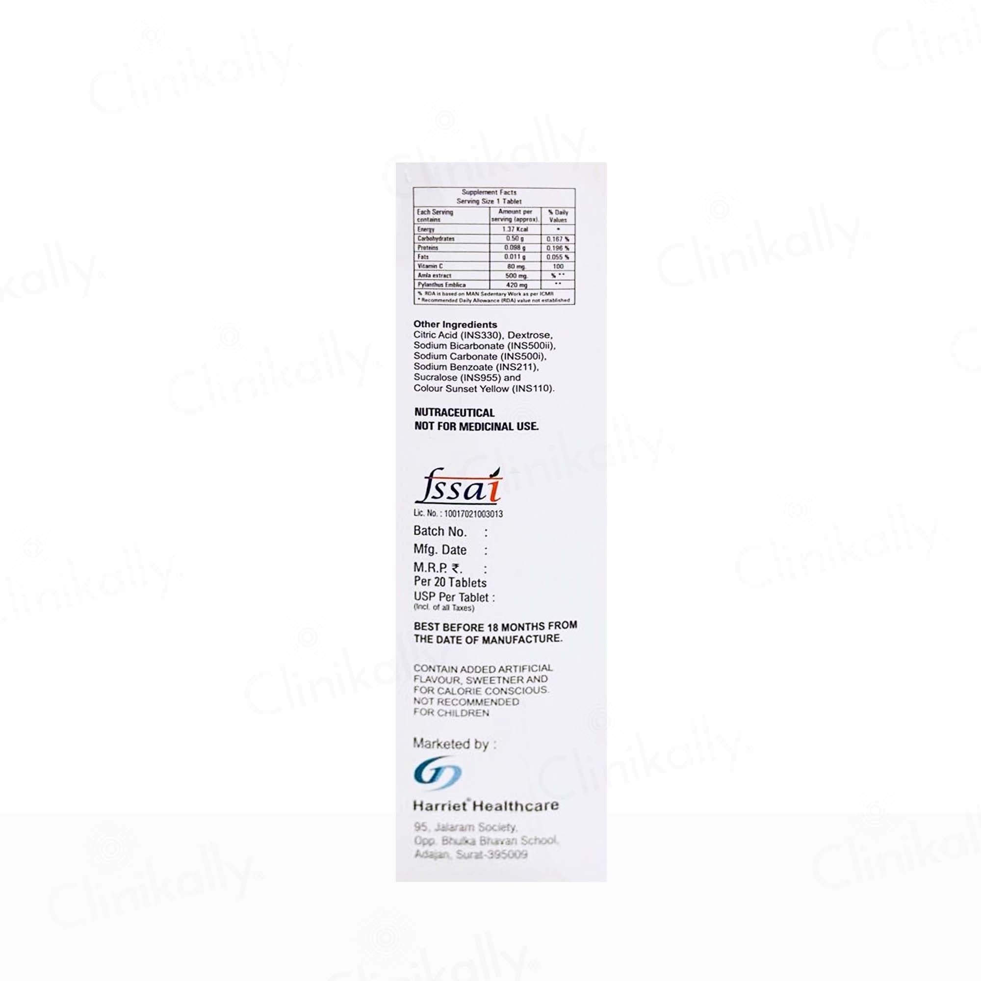 サプリメント harri Buy Harri-C Effervescent Tablet Online at Best Price | Clinikally
