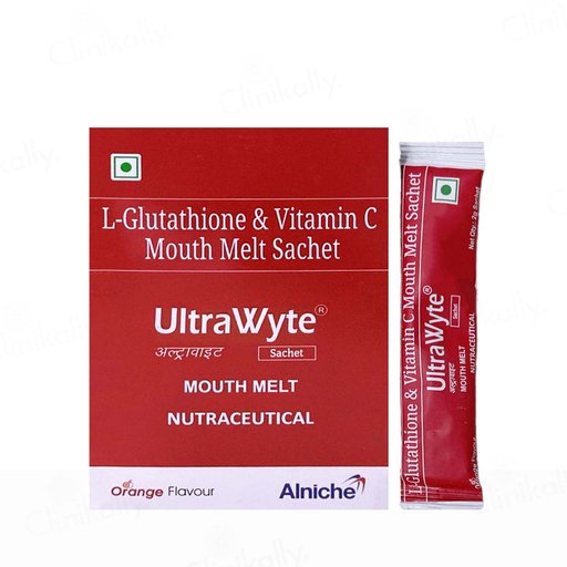 Buy UltraWyte Mouth Melt Sachet - Orange Flavour Online at Best Price