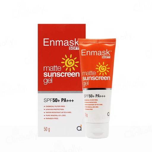 Enmask Soft Matte Sunscreen Gel SPF 50+ PA+++