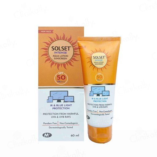 Solset Intense Aqua Lotion Sunscreen SPF 50 PA+++